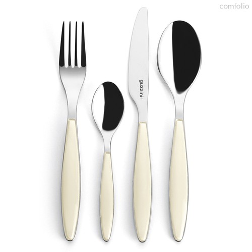 Набор из 24 столовых приборов Cutlery Feeling, бежевые - Guzzini