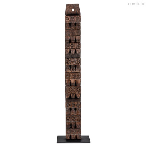 Столб напольный, цвет Темный орех - Covali