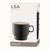 Набор из 2 чашек для флэт-уайт кофе Utility 280 мл серый - LSA International