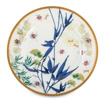 Тарелка десертная Rosenthal Турандот 18 см, фарфор, белый, золотой кант