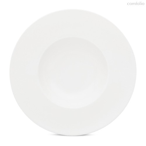 Тарелка суповая Decor de table Плиссе 24,6 см, фарфор костяной - Decor De Table
