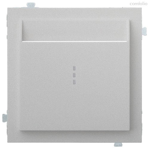 Лицевая панель для карточного выключателя 35731 SV, серебро - Rikett