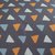 Комплект постельного белья из сатина с принтом Triangles из коллекции Wild, 150х200 см - Tkano