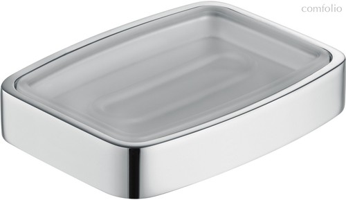 11655019001 ELEGANCE Мыльница настольная, матовый хрусталь, хром - Keuco