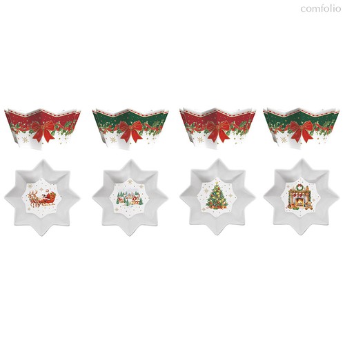 Набор для закусок Christmas Heritage, ?11 см, 4 предм. - Easy life