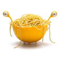 Дуршлаг Spaghetti Monster желтый - OTOTO