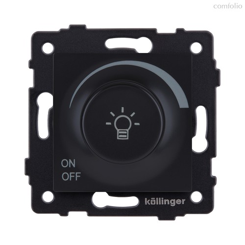 Светорегулятор универсальный 500W, черный матовый Kollinger REA-027BM для Aspekt, Eleganz, Reflex - Kollinger