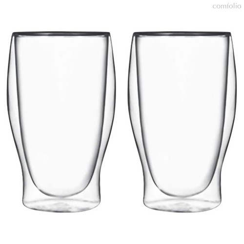 Набор стаканов с двойными стенками Luigi Bormioli 470 мл, 2 шт,стекло, п/к - Luigi Bormioli