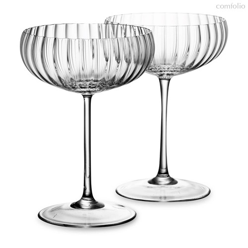 Набор креманок для шампанского Anna Von Lipa Лион 280 мл, 2 шт, стекло хрустальное - Anna Von Lipa