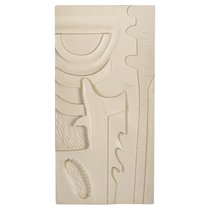 Панно декоративное Наскальные рисунки (C), цвет Молочный - Covali