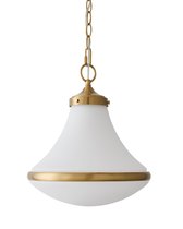 Золотистый подвесной светильник Ларна, цвет полированная латунь - Louvre Home