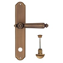 Дверная ручка на планке Fratelli Cattini TORCELLO WC-2 PL02-BY матовая бронза - Fratelli Cattini
