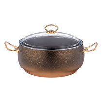 Кастрюля Agness с Антипригар. Покрытием Granite, Серия Mercury, 24x11,5см, 4,4Л, Pfoa Free