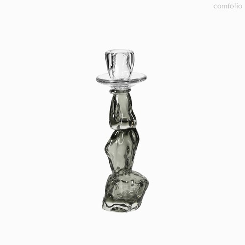 Подсвечник Gray Shadow высота 26, цвет прозрачный - Cosmo
