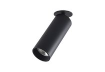 LED светильник встраиваемый, GU10, D57хH185мм, IP20, черный RAL9005, без лампы - Donolux