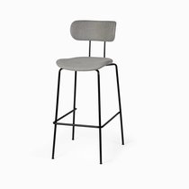 Барный стул Pedigree, цвет серый/черный - Cosmo