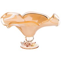 Блюдо На Ножке White Cristalhoney Persia Small 30Х22Х16 см