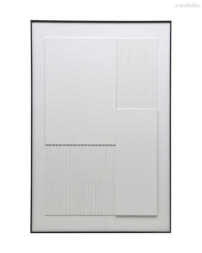 Интерьерная картина-панно Rhythm-IV, цвет серый - Louvre Home