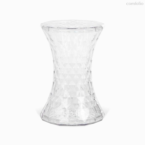 Кофейный столик Rock Crystal диаметр 31, цвет прозрачный - Cosmo