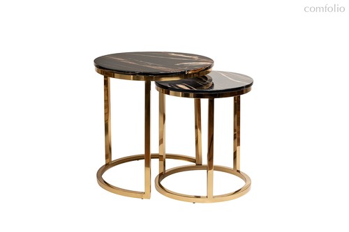 Стол журнальный (набор из 2 шт) d60x63/d47x55см - Garda Decor