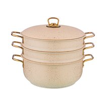 Кастрюля-Мантоварка Agnessparadise 26X12/26Х7,2/26Х7,2 см, Трехслойное Покр Granit, Pfoa Free