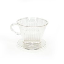 Воронка фильтр для заваривания кофе, пуровер (дриппер) 2-4 чашки стекло P.L.- Barbossa - P.L. Proff Cuisine