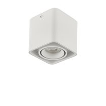 LED, Lumme, светильник накладной, GU10, L100xW100хH100мм, IP20, белый RAL9003, без лампы - Donolux