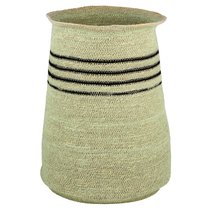 Ваза плетеная Line gray light - Covali