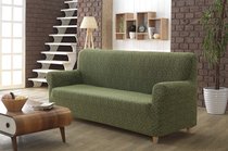 Чехол для дивана "KARNA" двухместный , без юбки MILANO, цвет зеленый - Bilge Tekstil