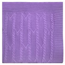 Плед вязаный "Лавандовый рай", 130х180 см, 87-V631/1, цвет фиолетовый, 130 x 180 - Altali