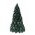 Свеча декоративная Festive flame из коллекции New Year Essential, 19,5 см - Tkano