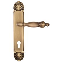 Дверная ручка Venezia Olimpo CYL на планке PL87 матовая бронза - Venezia Collezione