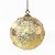 Шар новогодний декоративный Paper ball, золотистый мрамор, цвет золотой - EnjoyMe