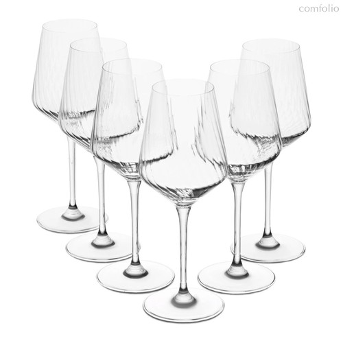 Набор бокалов для белого вина Krosno Авангард Люми 390 мл, 6 шт, стекло - Krosno