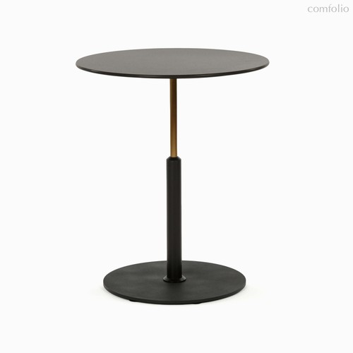 Кофейный столик Odri Single диаметр 50, цвет черный - Cosmo