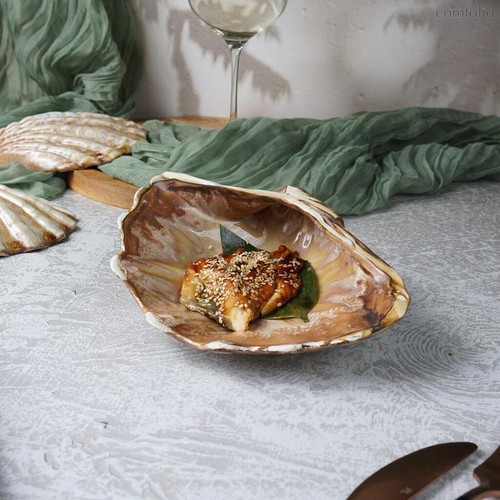 Блюдо для подачи 20*14,5 см h6 см 150 мл Pearl Shell Frutti di Mare P.L. - P.L. Proff Cuisine