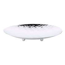 Блюдо на ножках Edzard Леонора d30хh4,5 см, сталь нержавеющая - Edzard