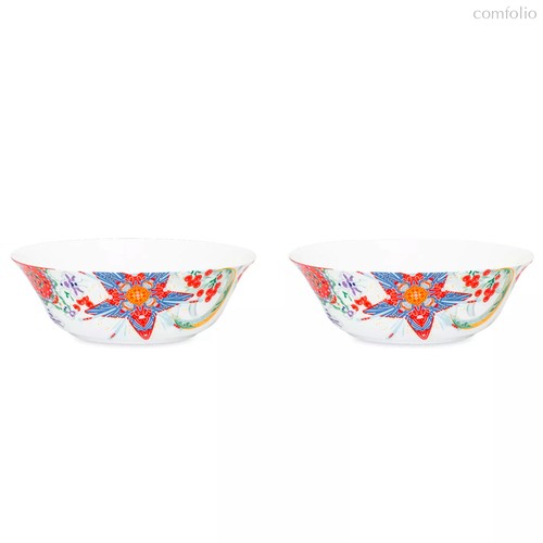 Набор салатников порционных Mix&Match Home Счастливая Звезда 15 см, 2 шт, фарфор - Mix&Match