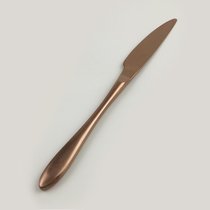 Нож столовый 23,5 см матовая медь PVD Alessi-Copper P.L. 12 шт. - P.L. Proff Cuisine