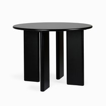 Обеденный стол Blos диаметр 100, цвет черный - Cosmo