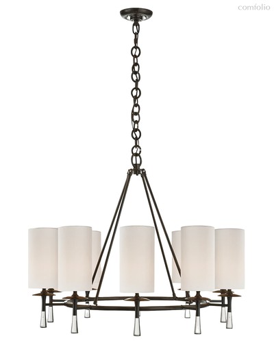 Чёрная люстра Валенте, цвет черный - Louvre Home