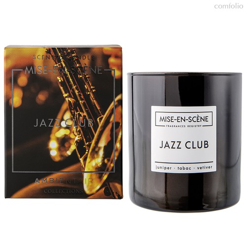 Свеча ароматическая Mise En Scene, Jazz Club new, 50 ч - Ambientair