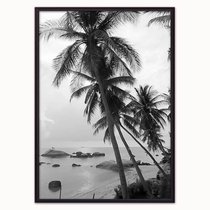 Пальмы на берегу, 30x40 см - Dom Korleone