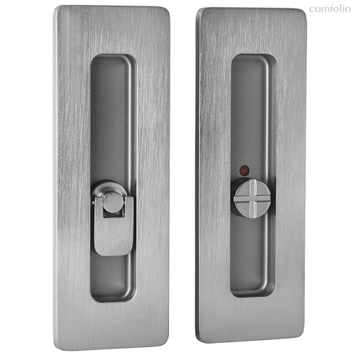 Ручка на раздвижные двери Tupai 4181 WC 5S -96 хром матовый - Tupai