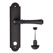 Дверная ручка на планке Fratelli Cattini GRACIA WC-2 PL248-NM матовый черный - Fratelli Cattini