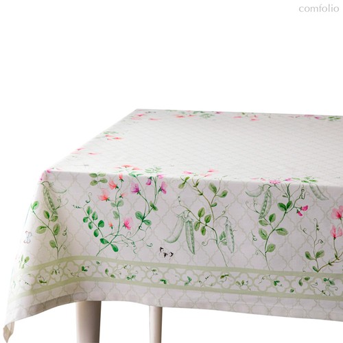 Скатерть прямоугольная Mix&Match Home Душистый горошек 168х350 см, хлопок, п/к - Mix&Match