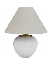 Белая настольная лампа Ноэл