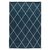 Ковер из джута темно-синего цвета с геометрическим рисунком из коллекции Ethnic, 160x230 см - Tkano