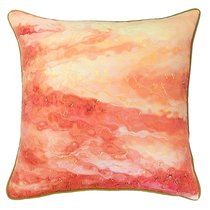 Чехол для подушки "Fiori", P02-7016/1, цвет коралловый, 43x43 - Altali