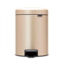 Ведро для мусора с педалью Brabantia NewIcon 5 л, золотистое - Brabantia